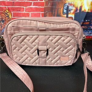 Lug Blush Quilted Crossbody Bag